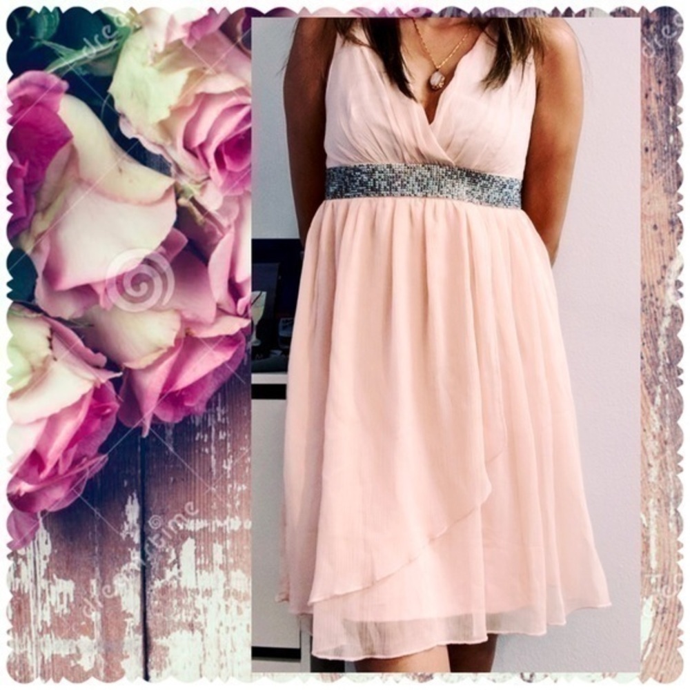 Blush pink 🧚🏻♀️fairy-like 🧚🏻♀️ summer dress small